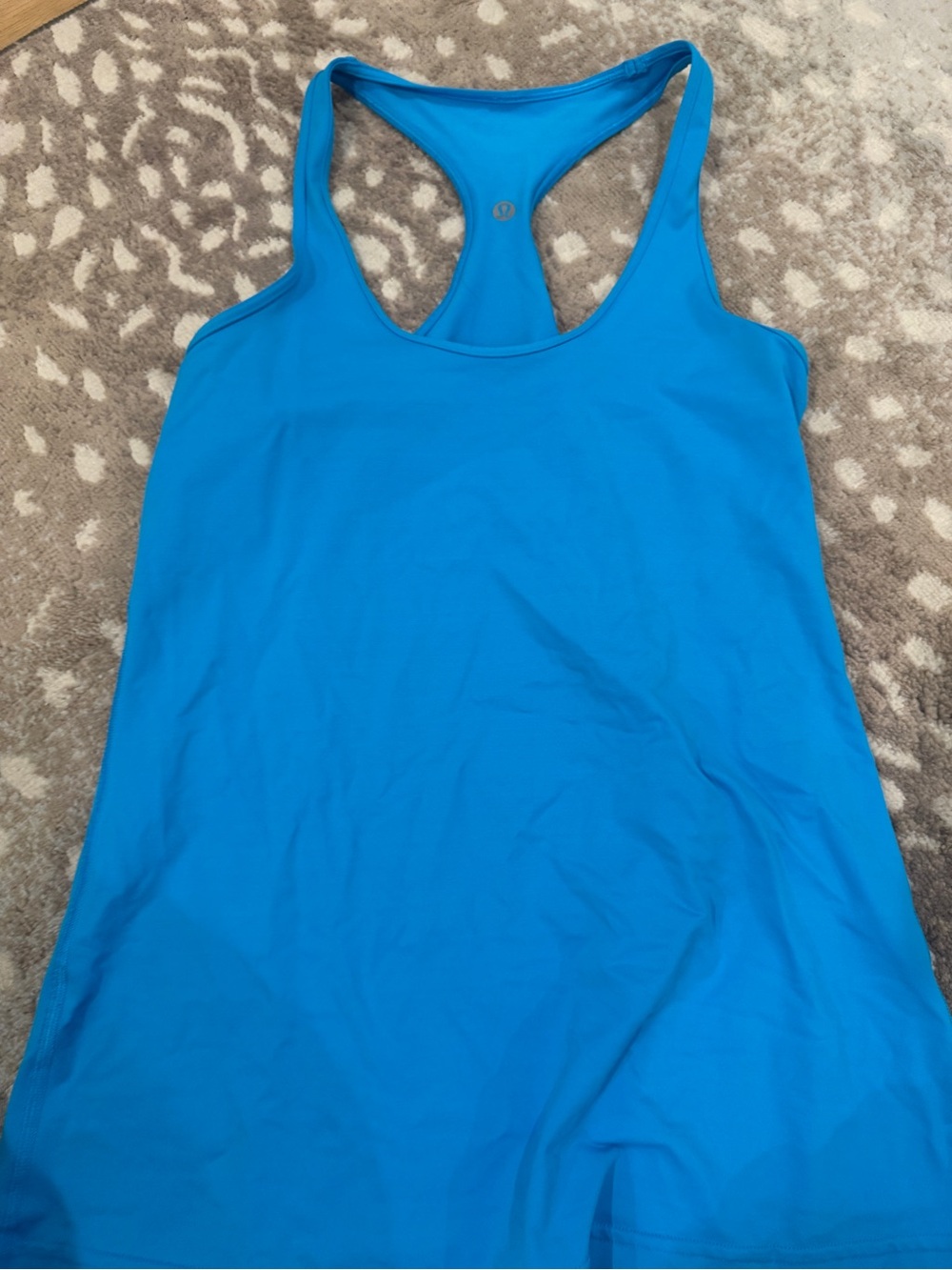 lululemon athletica Bright Blue Racerback Tank